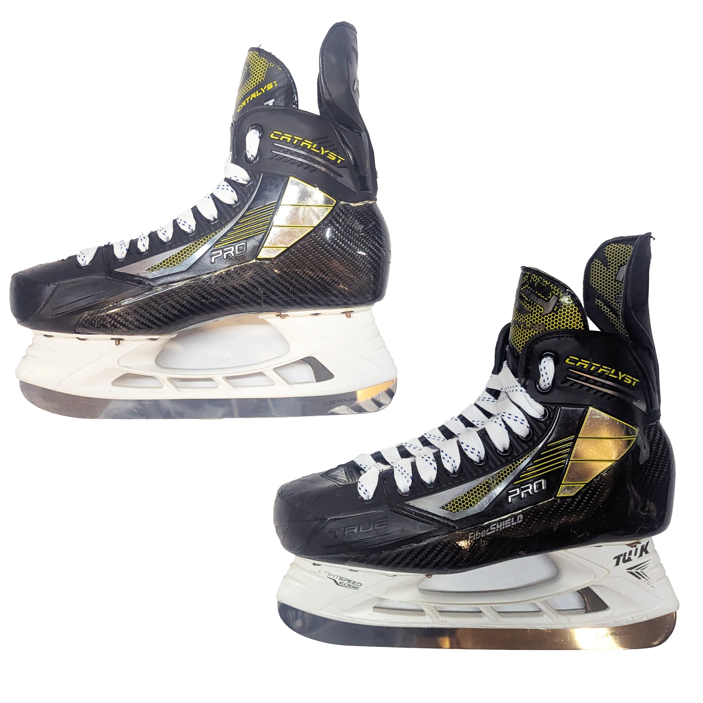 True Catalyst Pro - Patins de hockey NCAA Pro Stock d'occasion - Taille 8